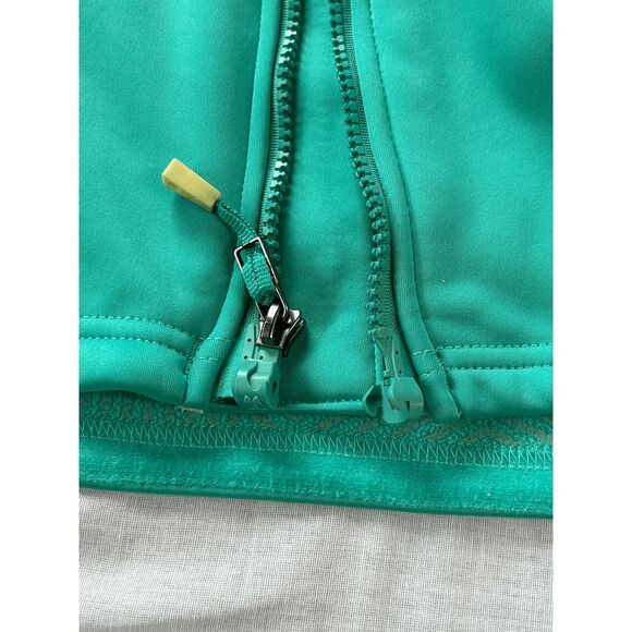 Under Armour Teal/Green Full Zip Jacket, Size Large, Cold Gear Infrared, Pockets - Picture 7 of 12